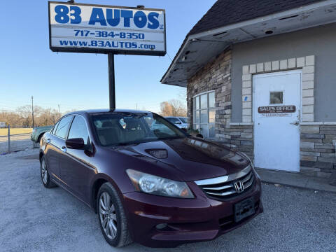 2012 Honda Accord for sale at 83 Autos LLC in York PA