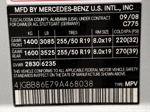 2009 Mercedes-Benz M-Class ML 350 4MATIC