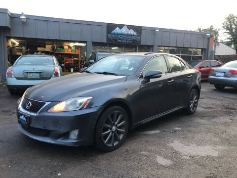 2009 Lexus IS 250 for sale at Rocky Mountain Motors LTD in Englewood CO