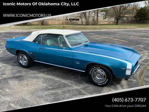 1969 Chevrolet Camaro for sale at Iconic Motors of Oklahoma City, LLC in Oklahoma City OK