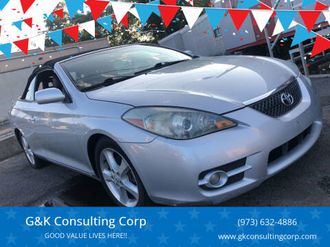 2007 Toyota Camry Solara for sale at G&K Consulting Corp in Fair Lawn NJ