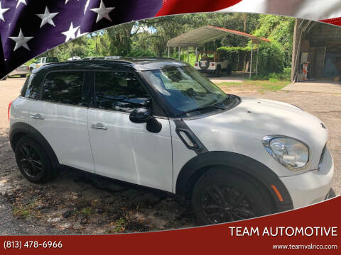 2013 MINI Countryman for sale at TEAM AUTOMOTIVE in Valrico FL