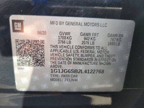 2020 Chevrolet Sonic LT