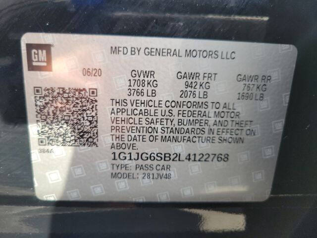 2020 Chevrolet Sonic LT