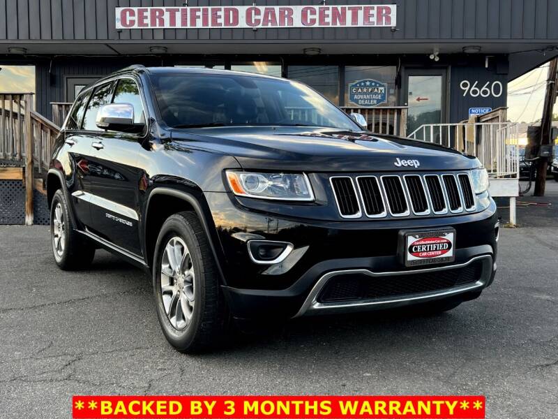 2015 Jeep Grand Cherokee for sale at CERTIFIED CAR CENTER in Fairfax VA
