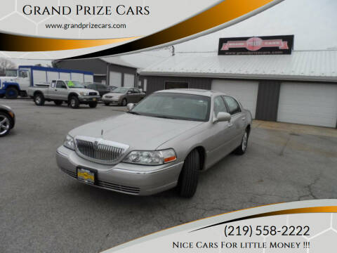 2008 Lincoln Town Car for sale at Grand Prize Cars in Cedar Lake IN