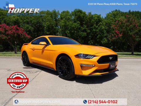 2019 Ford Mustang for sale at HOPPER MOTORPLEX in Plano TX