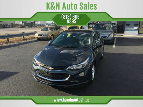 2018 Chevrolet Cruze for sale at K&N AUTO SALES in Tampa FL