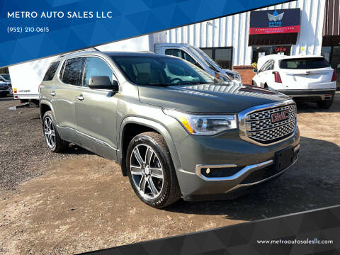 2018 GMC Acadia for sale at METRO AUTO SALES LLC in Lino Lakes MN