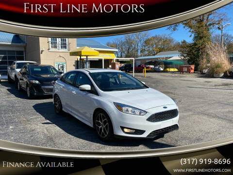 2016 Ford Focus for sale at First Line Motors in Brownsburg IN