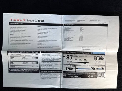 2019 Tesla Model X 100D