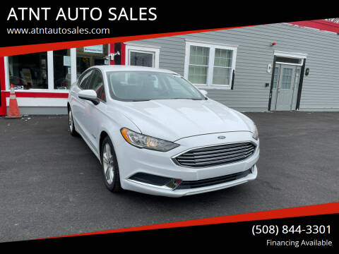2018 Ford Fusion Hybrid for sale at ATNT AUTO SALES in Taunton MA