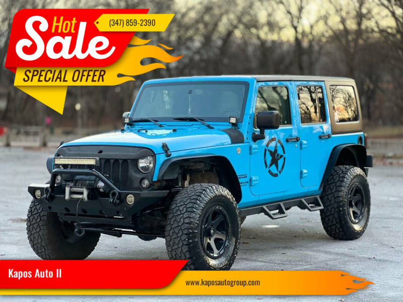 2017 Jeep Wrangler Unlimited for sale at Kapos Auto Group in Ridgewood NY