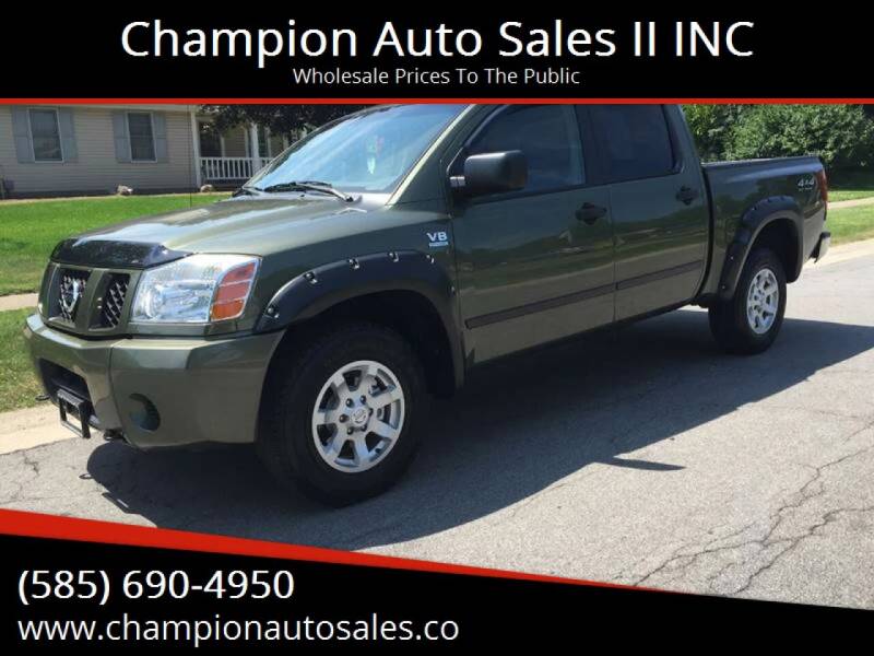 2004 Nissan Titan for sale at Champion Auto Sales II INC in Rochester NY