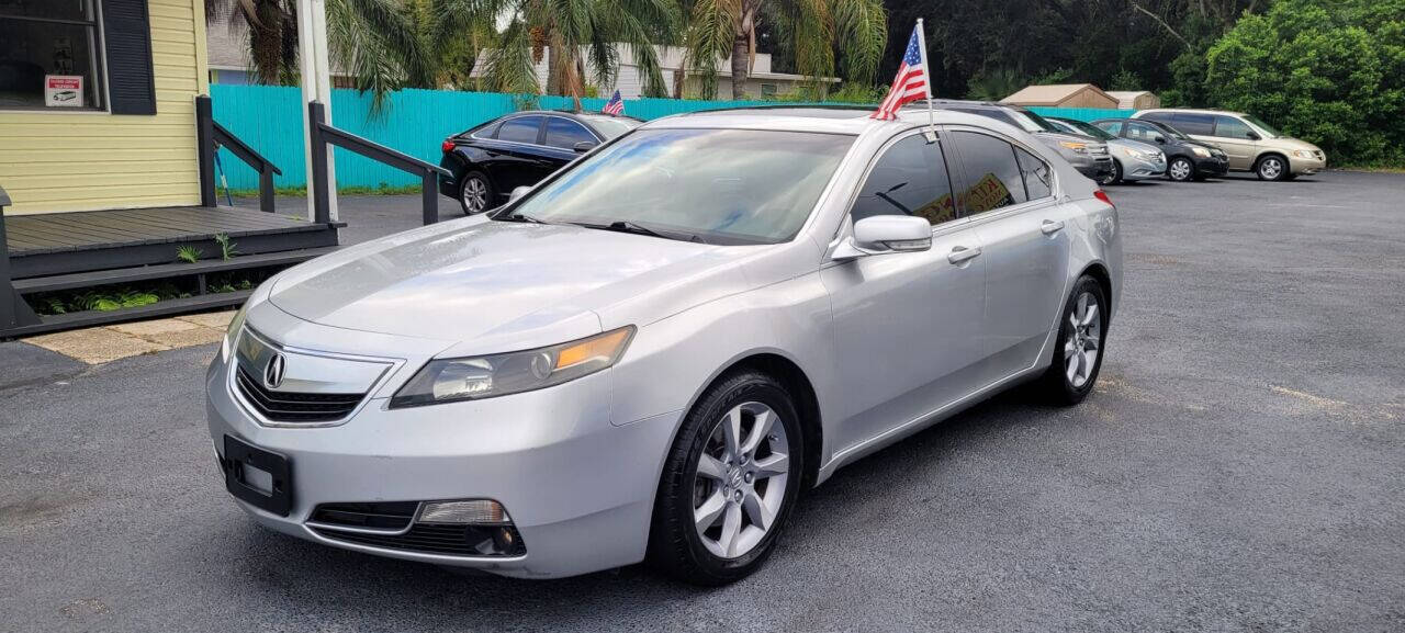 Silver 2013 Acura TL Base 4dr Sedan 2