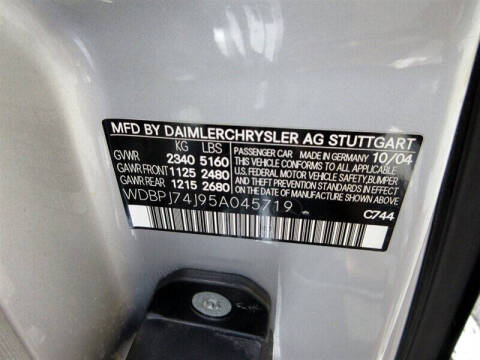 2005 Mercedes-Benz CL-Class CL 55 AMG