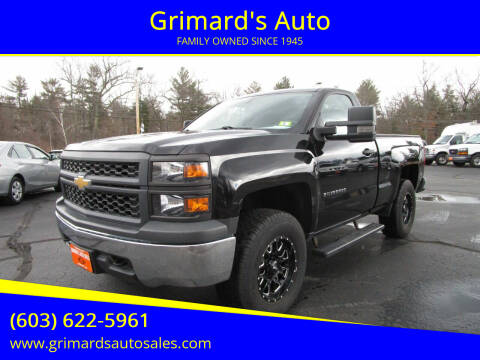 2014 Chevrolet Silverado 1500 for sale at Grimard's Auto in Hooksett NH