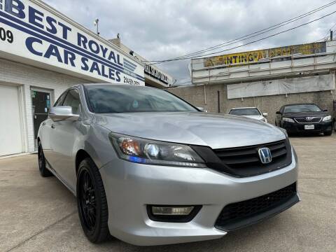 2013 Honda Accord for sale at Best Royal Car Sales in Dallas TX
