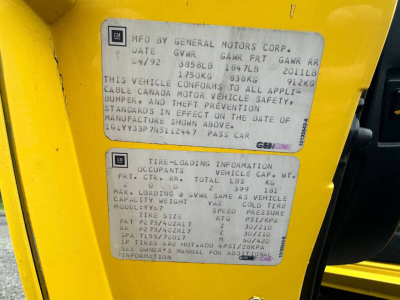 1992 Chevrolet Corvette