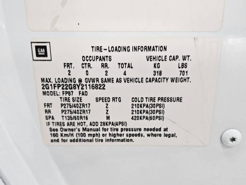 2000 Chevrolet Camaro Z28