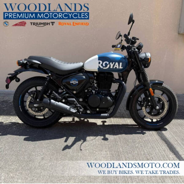 2024 Royal Enfield Hunter 350 Rebel Blue
