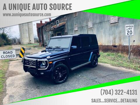 2015 Mercedes-Benz G-Class for sale at A UNIQUE AUTO SOURCE in Albemarle NC