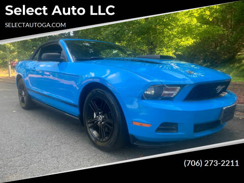 2010 Ford Mustang for sale at Select Auto LLC in Ellijay GA