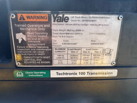 2017 Yale GLP030V