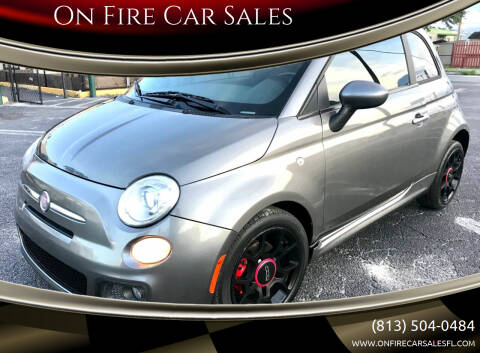2012 FIAT 500 for sale at On Fire Car Sales in Tampa FL