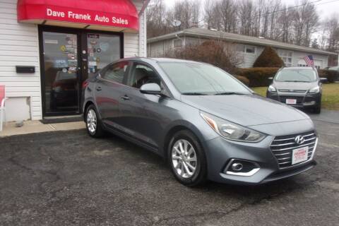 2020 Hyundai Accent for sale at Dave Franek Automotive in Wantage NJ