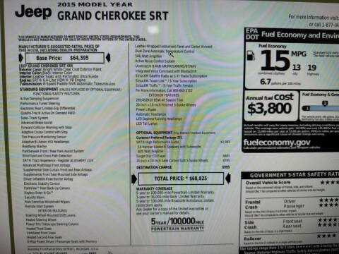2015 Jeep Grand Cherokee