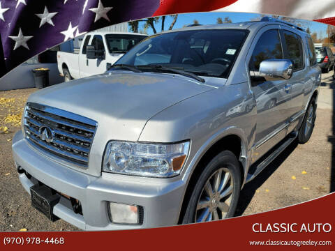 2008 Infiniti QX56 for sale at Classic Auto in Greeley CO