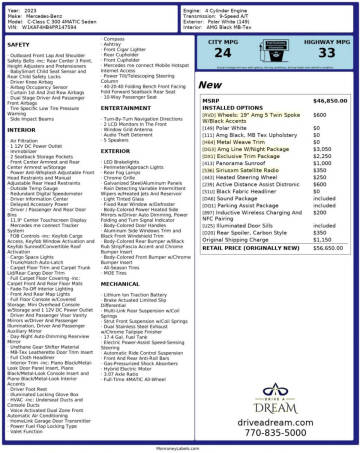 2023 Mercedes-Benz C-Class C 300 4MATIC