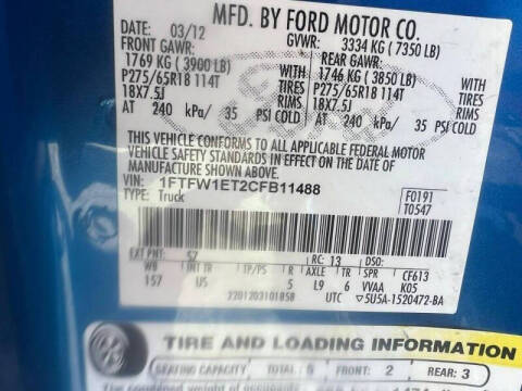 2012 Ford F-150 XLT