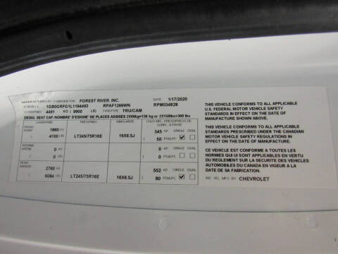 2020 Chevrolet Express 3500