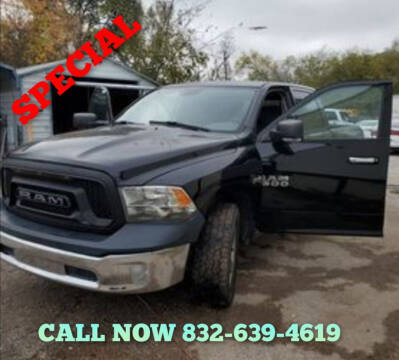 2013 RAM 1500 for sale at Jump and Drive LLC in Humble TX