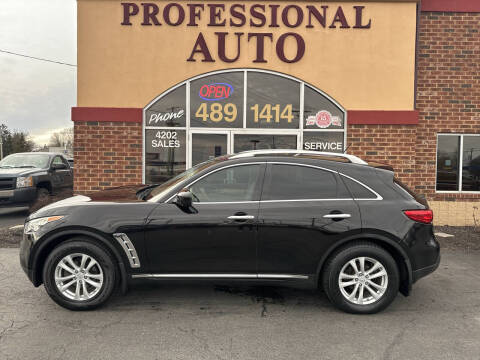 2012 Infiniti FX35 for sale at Professional Auto Sales & Service in Fort Wayne IN