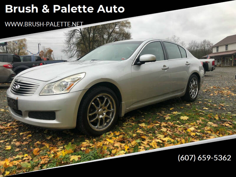 2007 Infiniti G35 for sale at Brush & Palette Auto in Candor NY