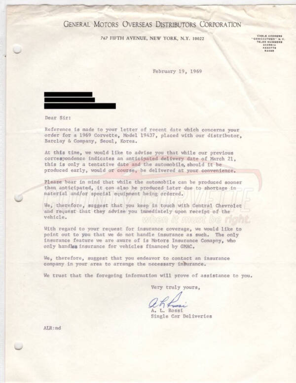 1969 Chevrolet Corvette