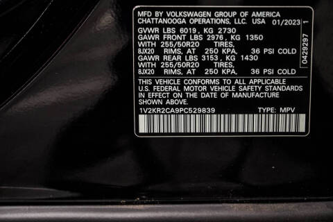 2023 Volkswagen Atlas V6 SE 4Motion