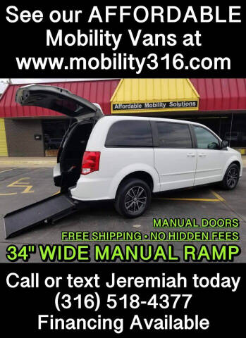 2015 Dodge Grand Caravan for sale at Affordable Mobility Solutions, LLC - Mobility/Wheelchair Accessible Inventory-Wichita in Wichita KS