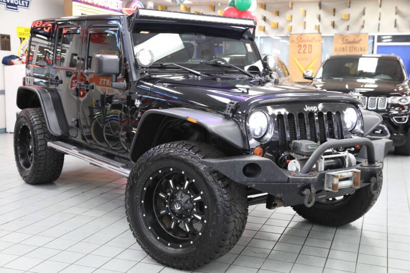 2012 Jeep Wrangler Unlimited for sale at Windy City Motors in Chicago IL