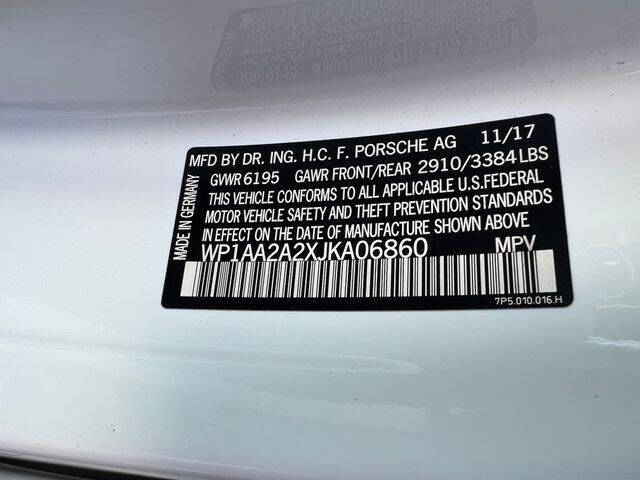 2018 Porsche Cayenne Platinum Edition