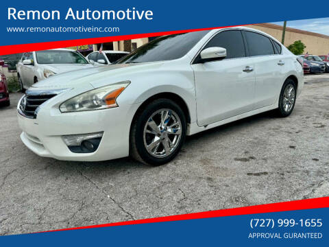 2014 Nissan Altima for sale at Remon Automotive in Saint Petersburg FL