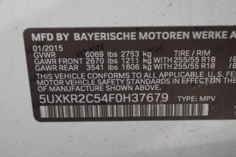 2015 BMW X5 sDrive35i