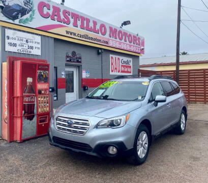 2015 Subaru Outback for sale at CASTILLO MOTORS in Weslaco TX