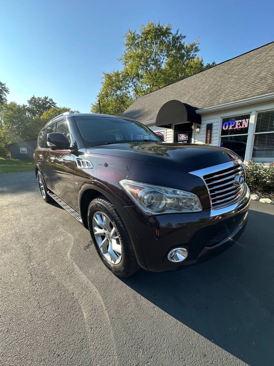 2014 INFINITI QX80 for sale at Hoosier Motors in Westfield, IN