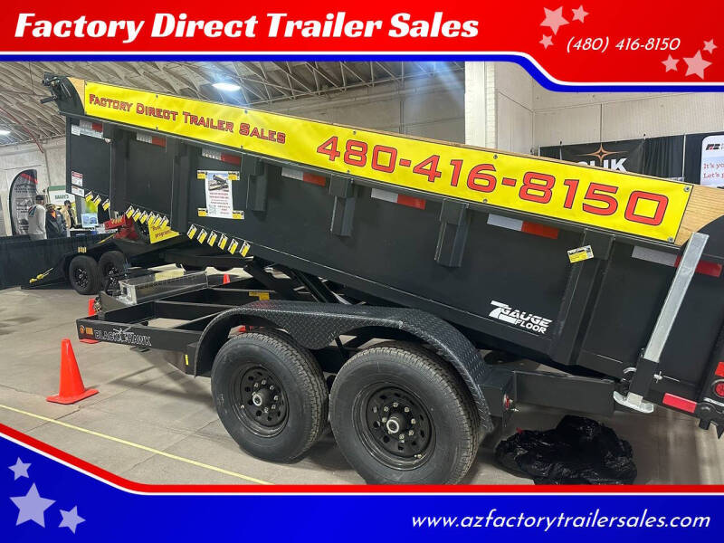 2025 Black Hawk 16x83 Low Side Dump Trailer DT