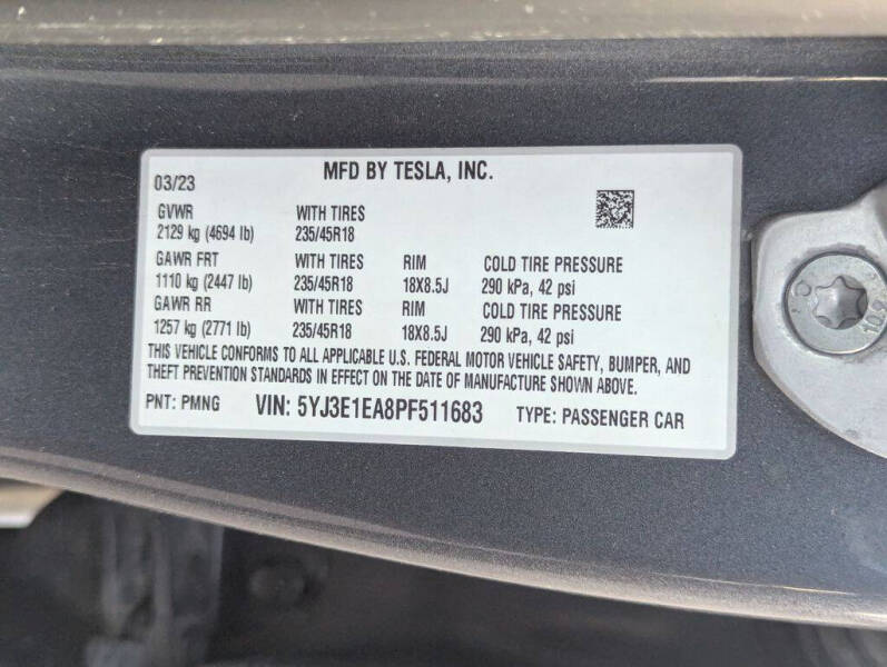 2023 Tesla Model 3