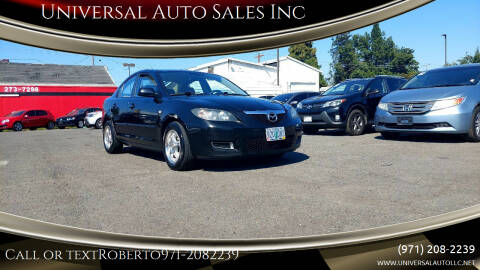 2008 Mazda MAZDA3 for sale at Universal Auto Sales Inc in Salem OR